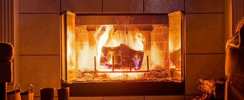 Mendota Hearth Landscape Fireplace Installation in Maple Valley, Washington