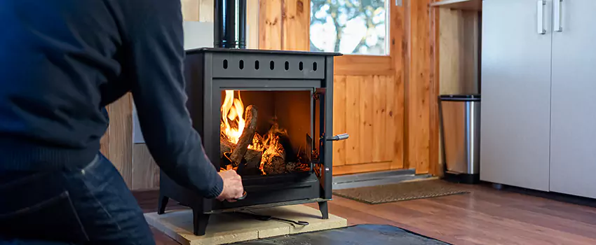 Open Hearth Wood Fireplace Installation in Maple Valley, WA